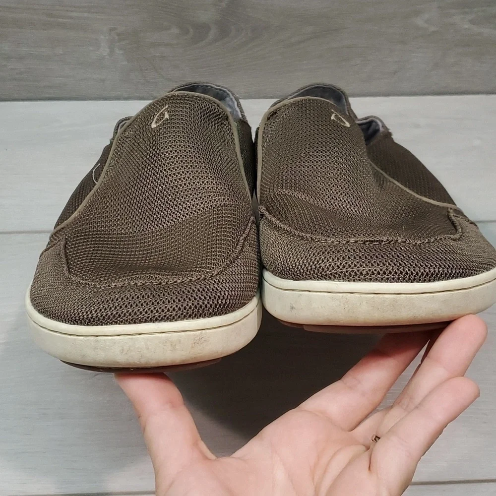Olukai Mens Nohea Mesh Loafer Slip on shoes sz 9.5